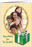 Birthdays / Photo from Grandkids, present card