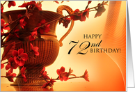 Happy 72nd Birthday card