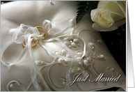 Just married card