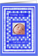 Baby Shower Gift ’Thank You’ Photo Card