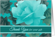 Thank You for Wedding Shower Gift Beautiful Vintage Style Roses card
