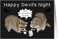 Devil’s Night, Raccoons card