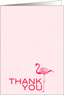 Thank You... Flamingo style. card
