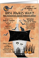 Happy 1st Halloween in your New House Magazine Cover Haunted House card
