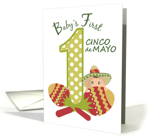 Fiesta Then Siesta Baby's First Cinco De Mayo card (1373924)