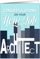 Congratulations on New Job Architect card