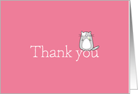 Thank You - Sweet Cat card