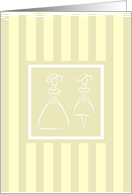 Wedding - Civil Union/Commitment Ceremony card
