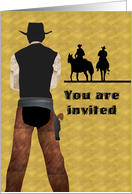 Cowboy Kids Party Invitation Cowboys And Horses card