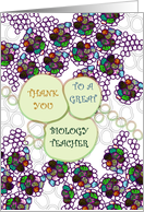 Thank You Biology Teacher Abstract Xylem And Phloem Vessels card