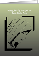 Happy Feast Of St. Anne card