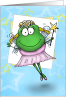 Thank You Frog Fairy card