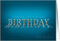 Business Happy Birthday from all of us card