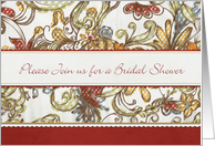 Floral Bridal Shower Invitation card