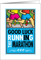 Good Luck Running In The Marathon card