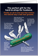 Ultimate Man Tool, Funny Birthday for Husband card