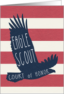 Eagle Scout Court of Honor Ceremony Invitation card