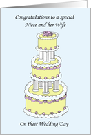 Congratulations to a Special Niece and Her Wife on Wedding Day card
