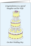 Congratulations to Daughter and Her Wife on Wedding Day card