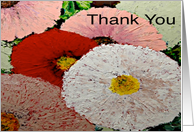 Thank You - Smell the Flowers card