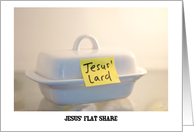 Jesus’ Flat Share card