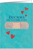 Love Bandage for Doctors Day card
