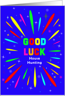 Good Luck With House Hunting card
