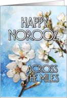 Happy Norooz Across the Miles Almond blossom card