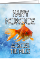 Happy Norooz Across the Miles Goldfish card