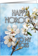 Happy Norooz Almond blossom to my Boss card