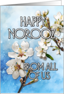Happy Norooz Almond Blossom from All of Us card