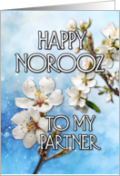 Happy Norooz Almond Blossom to my Partner card