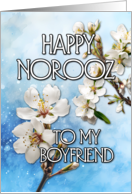 Happy Norooz Almond Blossom to my Boyfriend card