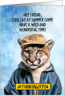 Friend Summer Camp Cougar card