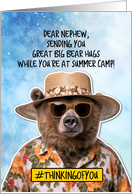 Nephew Summer Camp Bear Hugs card