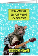 Grandson Band Camp Rat card