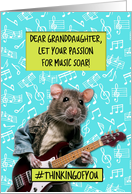 Granddaughter Band Camp Rat card