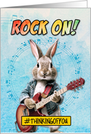 Rock On Band Camp Rabbit card