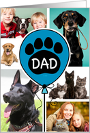 Dogs Photo Collage Happy Father’s Day card