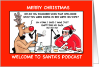 Santas Christmas Podcast card