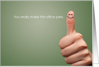 Admin Professionals Day Happy Thumbs Up card