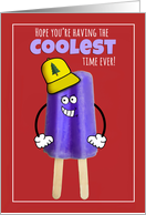 Summer Camp Thinking of You Ice Pop Humor card