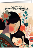 Asian Inspired Mother’s Day Cultural and Colorful card